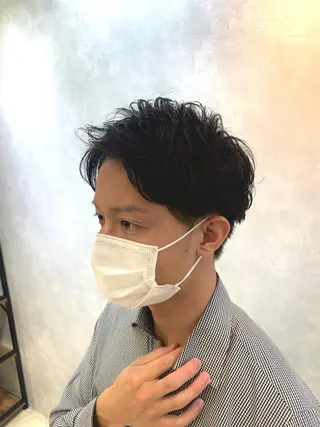パーマ メンズ ROSEL末吉 海渡のヘアスタイル