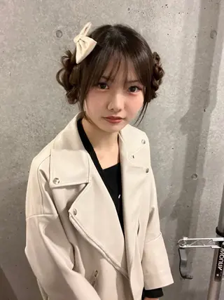 デザインカラー🍬✨ 透明感カラー✨ナナのヘアスタイル