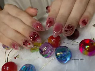 ネイル Spiky とうげ ふうかのネイルデザイン