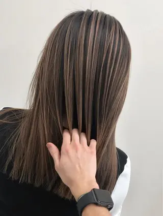 ミディアム カラー パーマ ヘアアレンジ メンズ キッズ ネイル マツエク・マツパ 圧倒的なクォリティ✨ waku 岡崎店のヘアスタイル