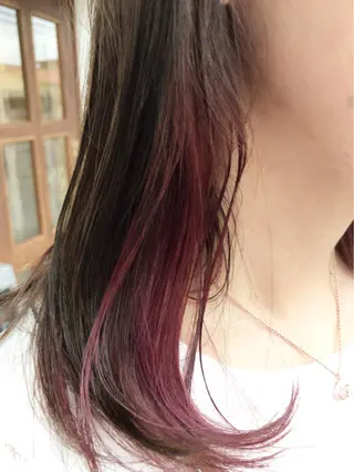 ミディアム カラー レイヤーカット匠 イソザキノリユキのヘアスタイル