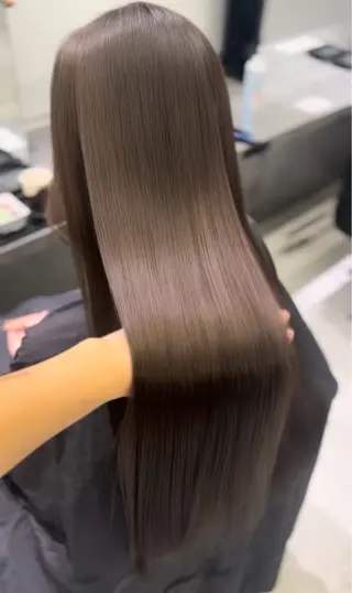 ロング カラー 髪質改善/レイヤー 兼折楓馬のヘアスタイル