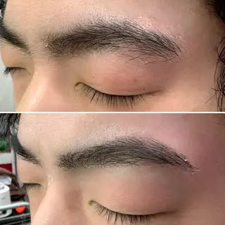 メンズ アイブロウ "PEPPU "所属・🌈推し色派手髪 ハイトーンShinのヘアスタイル