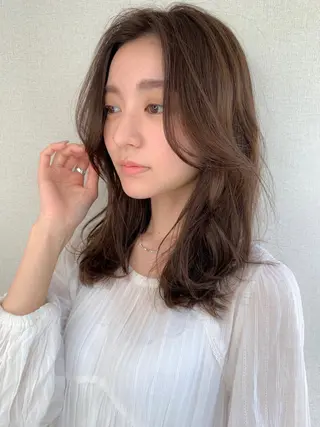 ミディアム カラー ✨上品レディーなヘア スタイルへ✨髙木諒也のヘアスタイル