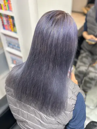 カラー パドゥプロン あんずのヘアスタイル