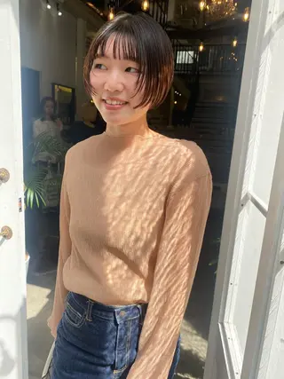 ショート 中谷 友莉花のヘアスタイル