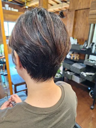 ショート 飯田 仁美のヘアスタイル