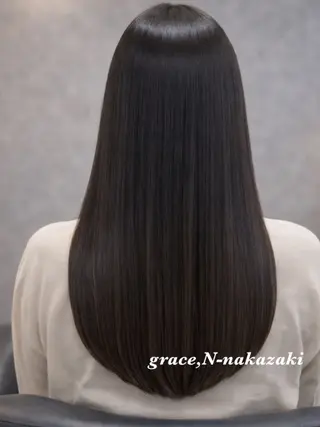 ロング 恵/艶髪カラー× 髪質改善/中崎町のヘアスタイル