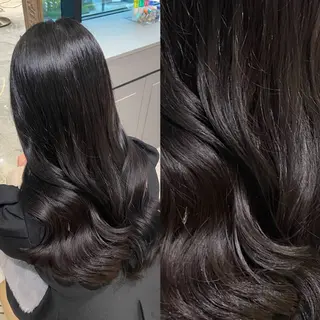 ロング カラー 松田 優作のヘアスタイル