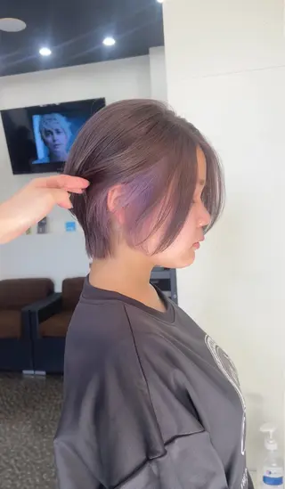 ショート 譜久島 かりんのヘアスタイル