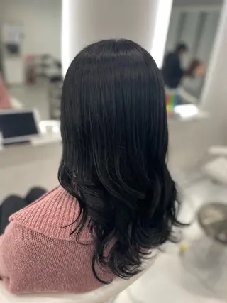 カラー 野崎/酸性ストレート /天王寺のヘアスタイル