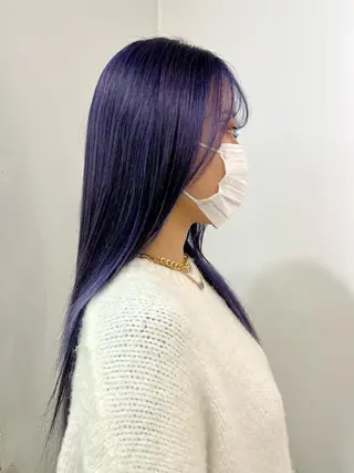 ロング カラー i sのヘアスタイル
