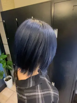 ミディアム 西田辺/ タカスナオヤのヘアスタイル