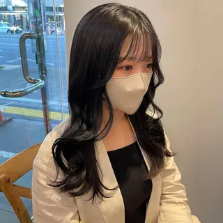 カラー ヘアアレンジ 𝙢𝙞𝙮𝙪🎀 girly hairのヘアスタイル