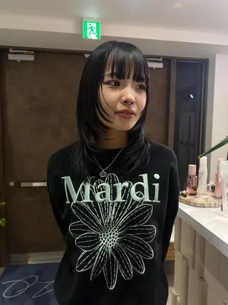 ミディアム 似合わせスタイル☁️ 堀内志茉🍀のヘアスタイル