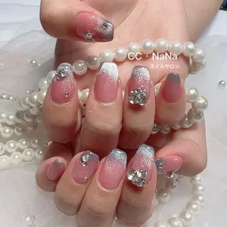 ネイル CC  NaNa ワンホンネイル🌙Nのネイルデザイン