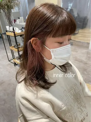 ミディアム カラー 🌿AMANE🌿 sakiのヘアスタイル