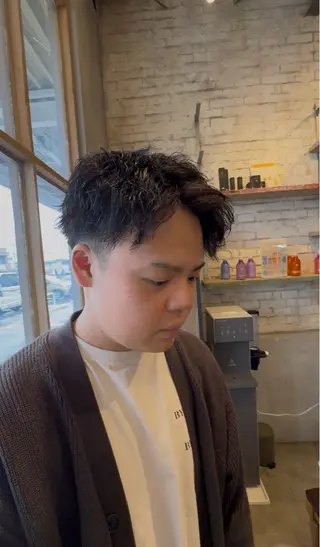 パーマ メンズ ✄メンズ特化🫧 保坂一真のヘアスタイル