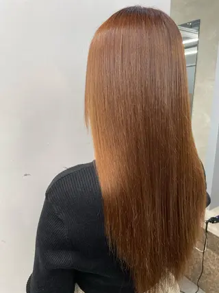 ロング カラー 韓国レイヤー🇰🇷 美髪縮毛矯正🫧拓海のヘアスタイル