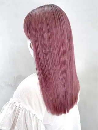 ロング カラー ケアブリーチ 黒瀬有汰のヘアスタイル