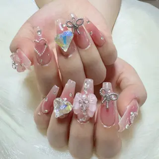 ネイル 🍄Rina🍄 韓国風ネイルのネイルデザイン