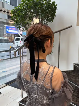 ヘアアレンジ BiBi 藪 菜月のヘアスタイル