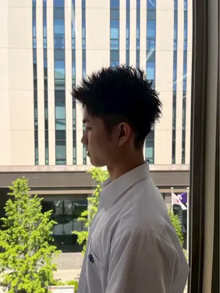 ショート パーマ メンズ 博多メンズヘア特化 ベップハルキのヘアスタイル