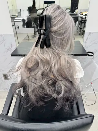 カラー Asami/名古屋/ ハイトーン/デザインのヘアスタイル