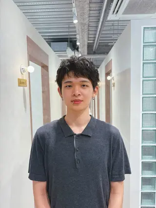 ショート パーマ メンズ メンズパーマ/メンズ カット　田中気理真のヘアスタイル