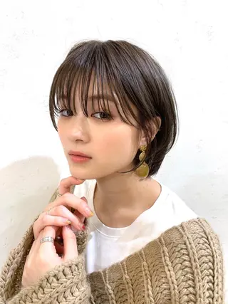 ショート レイヤー/縮毛矯正 髪質改善/e_kiのヘアスタイル