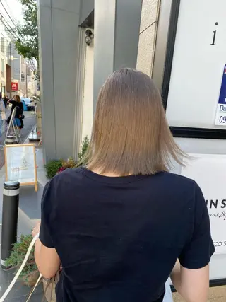 ミディアム カラー 吉武 茂暉のヘアスタイル