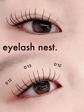 マツエク・マツパ intime内nest.所属・🤍nest. エリ🤍のマツエク・マツパデザイン