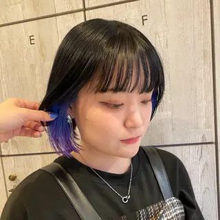 ショート カラー 似合わせレイヤー/ Wカラー🧸こころのヘアスタイル