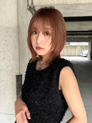 ミディアム カラー SAKURA✨ ショート/ボブのヘアスタイル