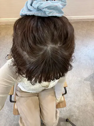 ミディアム カラー 無料カットモデル募集 ／ueno aiのヘアスタイル