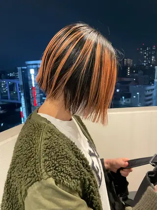 ショート カラー メンズ特化 パーマ/オザワのヘアスタイル