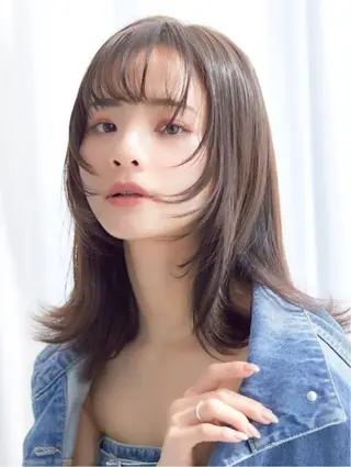 ミディアム lafith hair chrome大宮店所属・透明感🩷／艶髪 💗Misakiのヘアスタイル