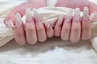 ネイル candy nail 韓国風ワンホンネイルのネイルデザイン