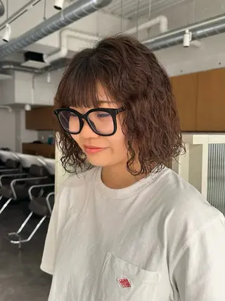 ミディアム パーマ カット/パーマ/ iroha🪼のヘアスタイル
