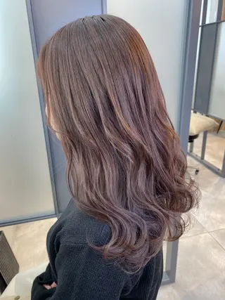 セミロング カラー 【透明感、艶髪】西村 有司のヘアスタイル