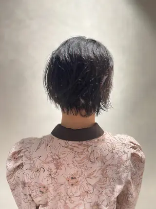 ショート くせ毛カット終着点 カワサキトオル溝の口のヘアスタイル