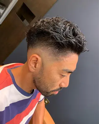 パーマ 【メンズパーマ】 山下勝勲のヘアスタイル