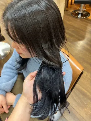カラー 三宅　デザインカラー 透明感カラー✨のヘアスタイル