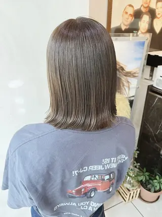 セミロング カラー VANCOUNCIL 松本のヘアスタイル