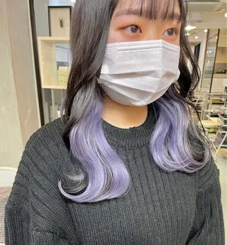 ロング 福井 采未のヘアスタイル
