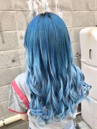 カラー ダブルスキルエクステ /羽エクステ白石宇由のヘアスタイル