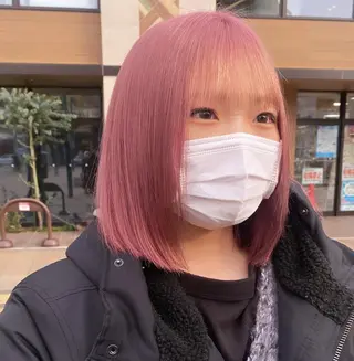 ミディアム 前橋 姫奈のヘアスタイル