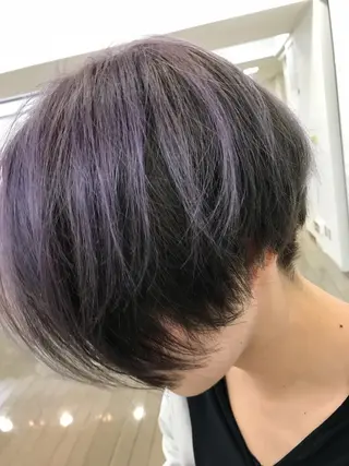 ショート カラー 溝口 和弘のヘアスタイル