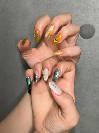 ネイル lucky nail 歌舞伎町のネイルデザイン