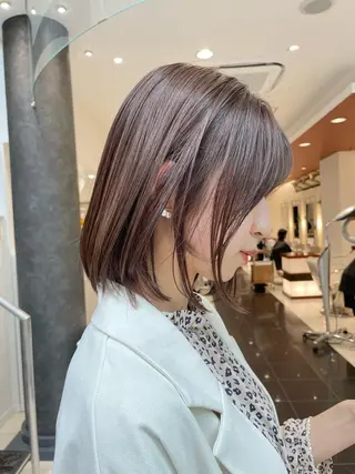 ミディアム カラー BiBi 武田 あやのヘアスタイル